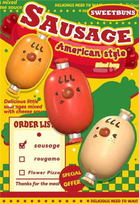 Sweetbuns Sausage Squishy