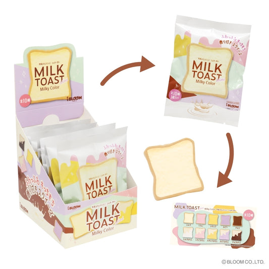 iBloom mini milk toast milky colour blind bag squishy