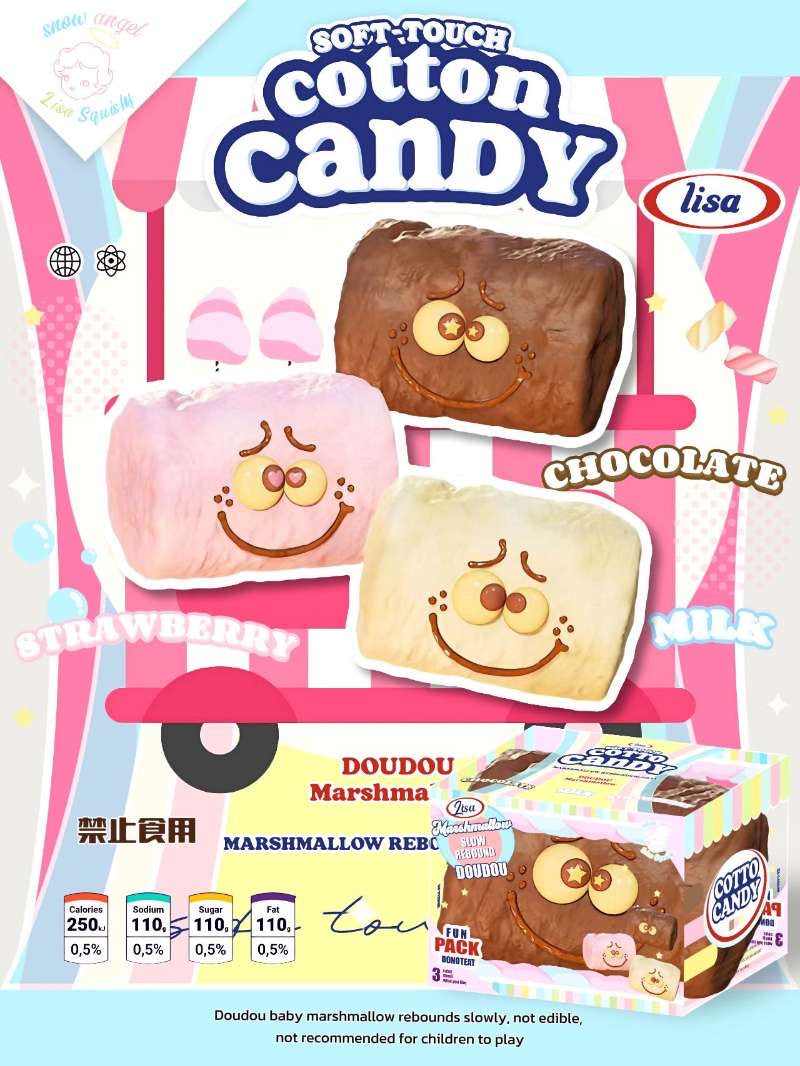 Lisa Douyan Cotton Candy Squishy