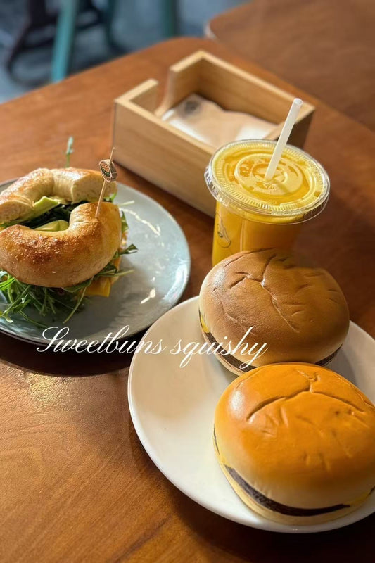 SweetBuns Realistic Burger Squishy