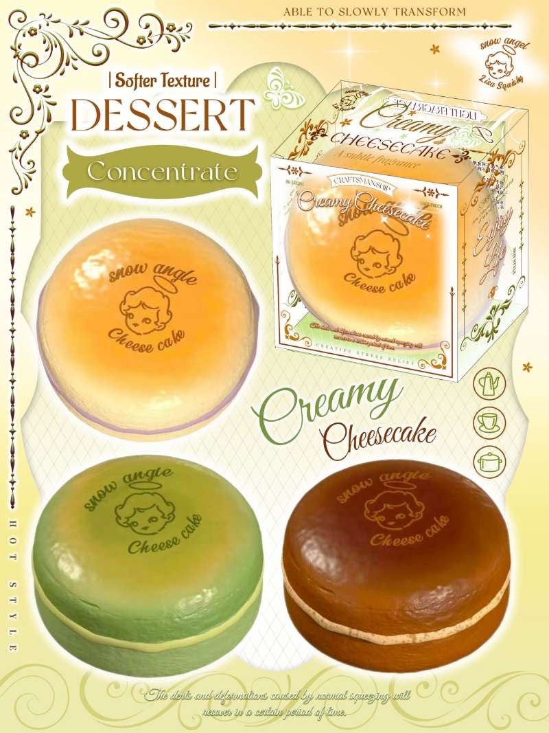 Lisa Snow Angel Cheese Cake Squishy