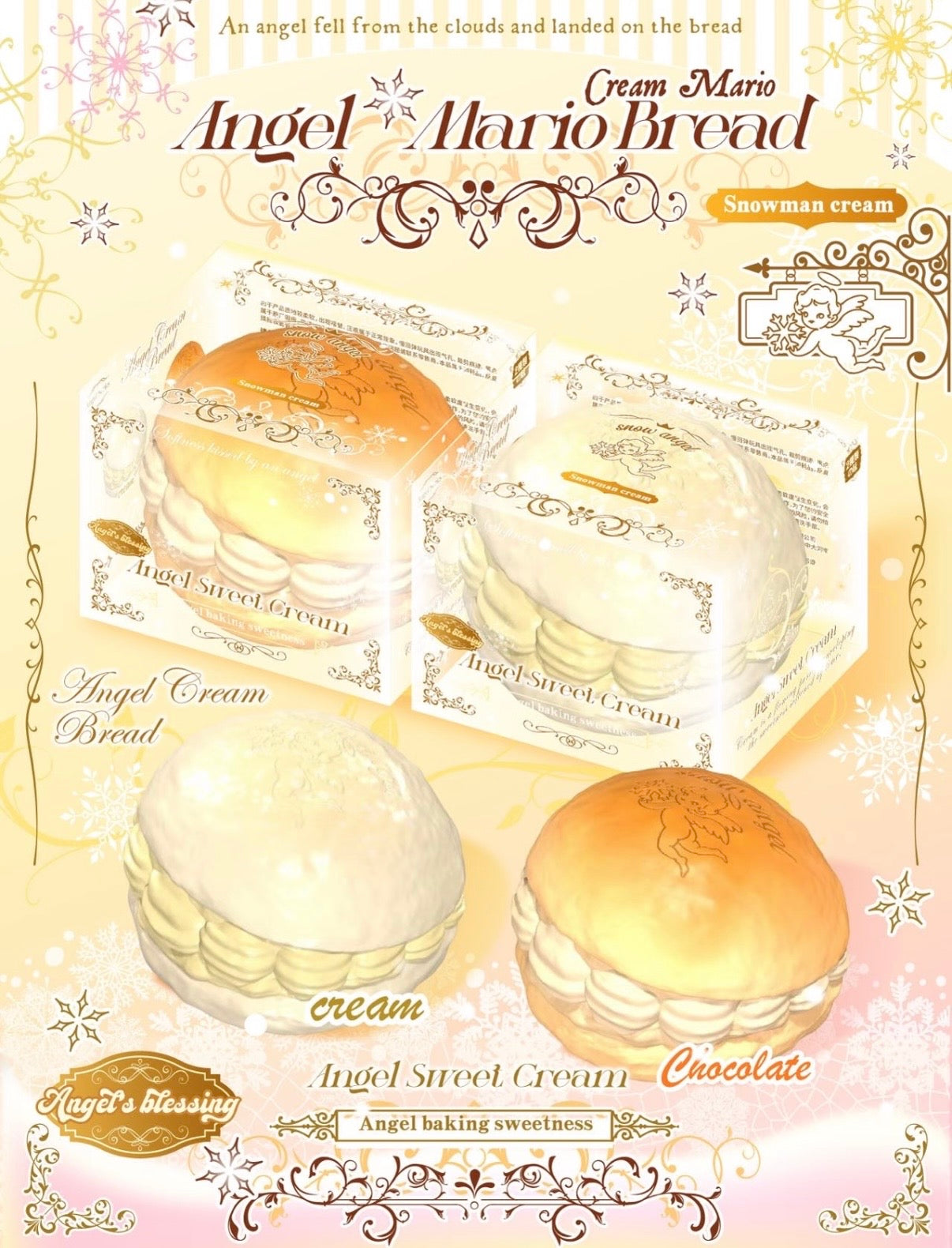 Lisa Snowangel Mario Bread Squishy