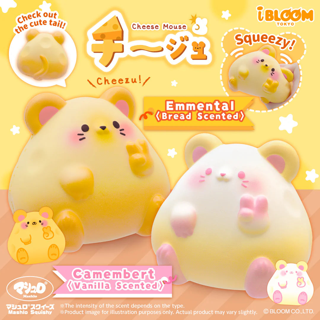 iBloom Cheese Mouse Squishy