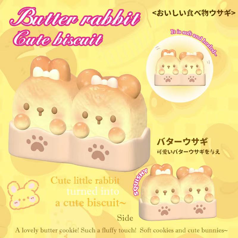 Rabbit Twin Toast Squishy