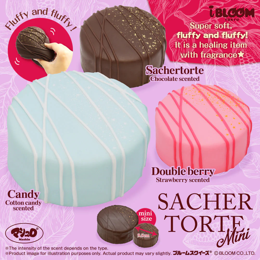 iBloom mini Sacher torte squishy
