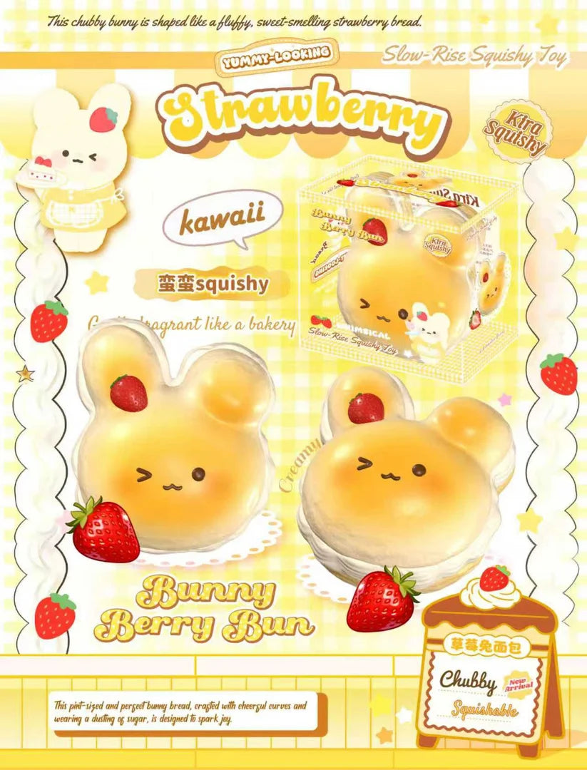Lisa x Kira Bunny Berry Bun (Toasted)