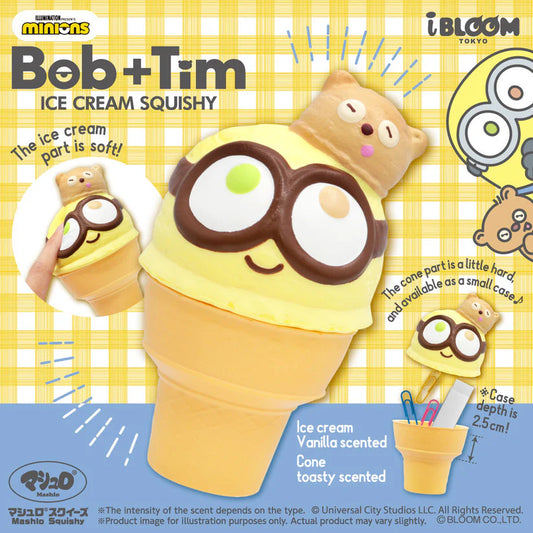 iBloom Minion Bob & Tim Ice Cream Squishy *limited edition*