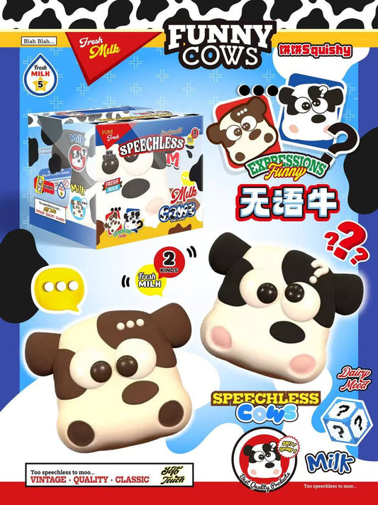 饼饼BingBing Derpy Cow Squishy