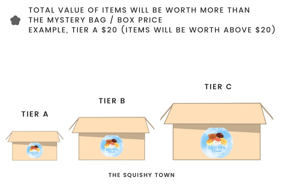 The squishy town mystery bag