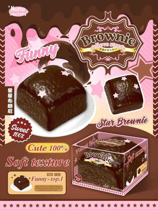 Nunu Chocolate Brownie Squishy