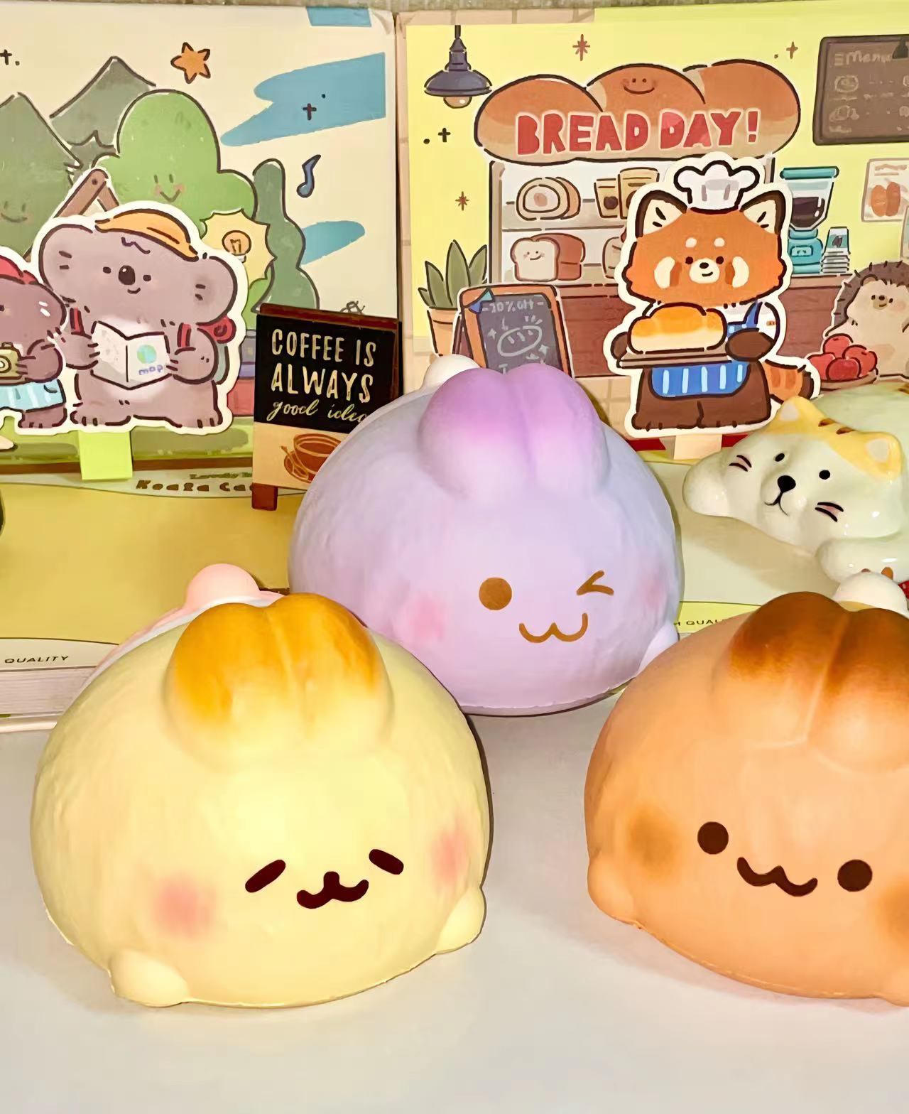 Kiibru Rabbit Bun Squishy – The Squishy Town - Squishy Shop From Singapore