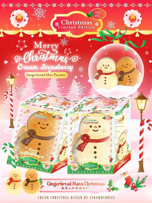 Lisa Ginger Bread Snowman Squishy