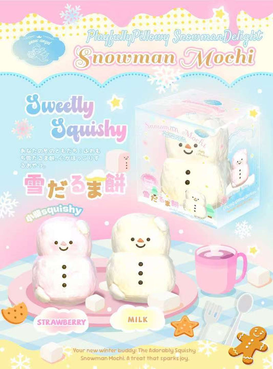 Lisa mochi snowman squishy