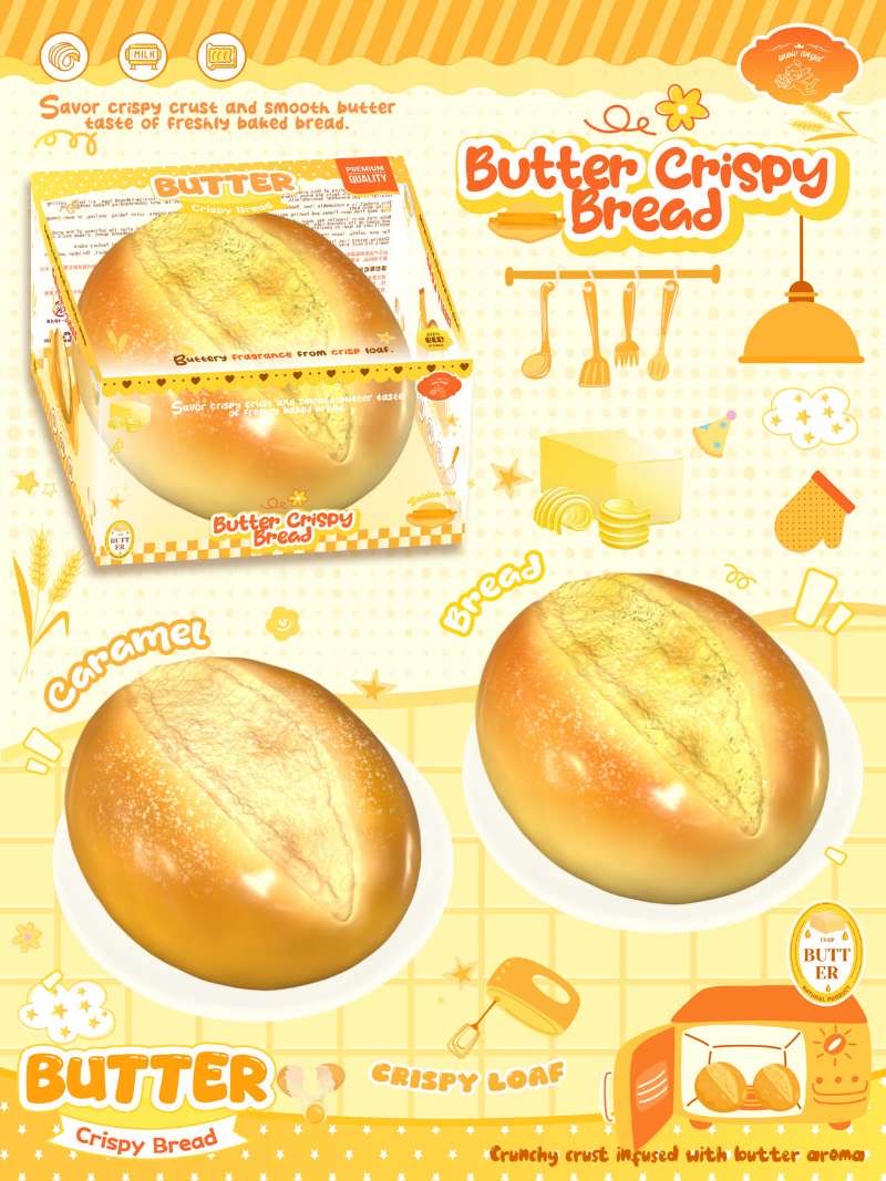Lisa Butter Bread Squishy