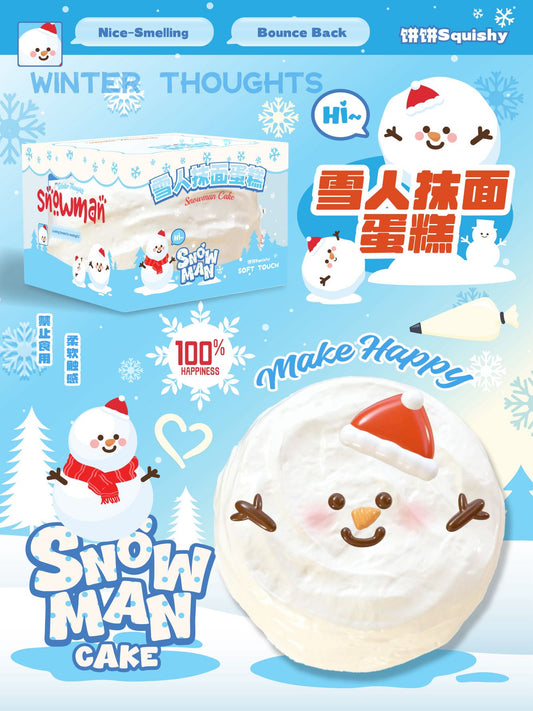 饼饼BingBing Snowman Cookie Squishy