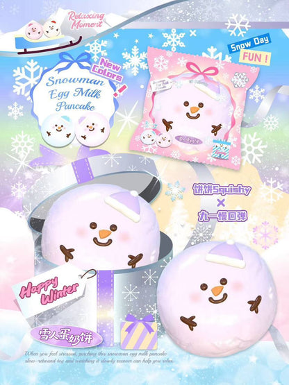 饼饼BingBing Snowman Tangyuan Squishy