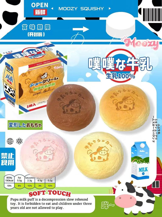 Moozy Bread Puff Squishy