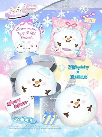 饼饼BingBing Snowman Tangyuan Squishy