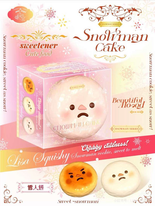 Lisa Snowman Cookie Squishy