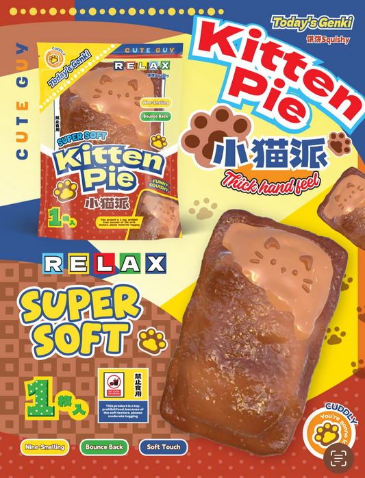 饼饼BingBing Kitten Pie Squishy