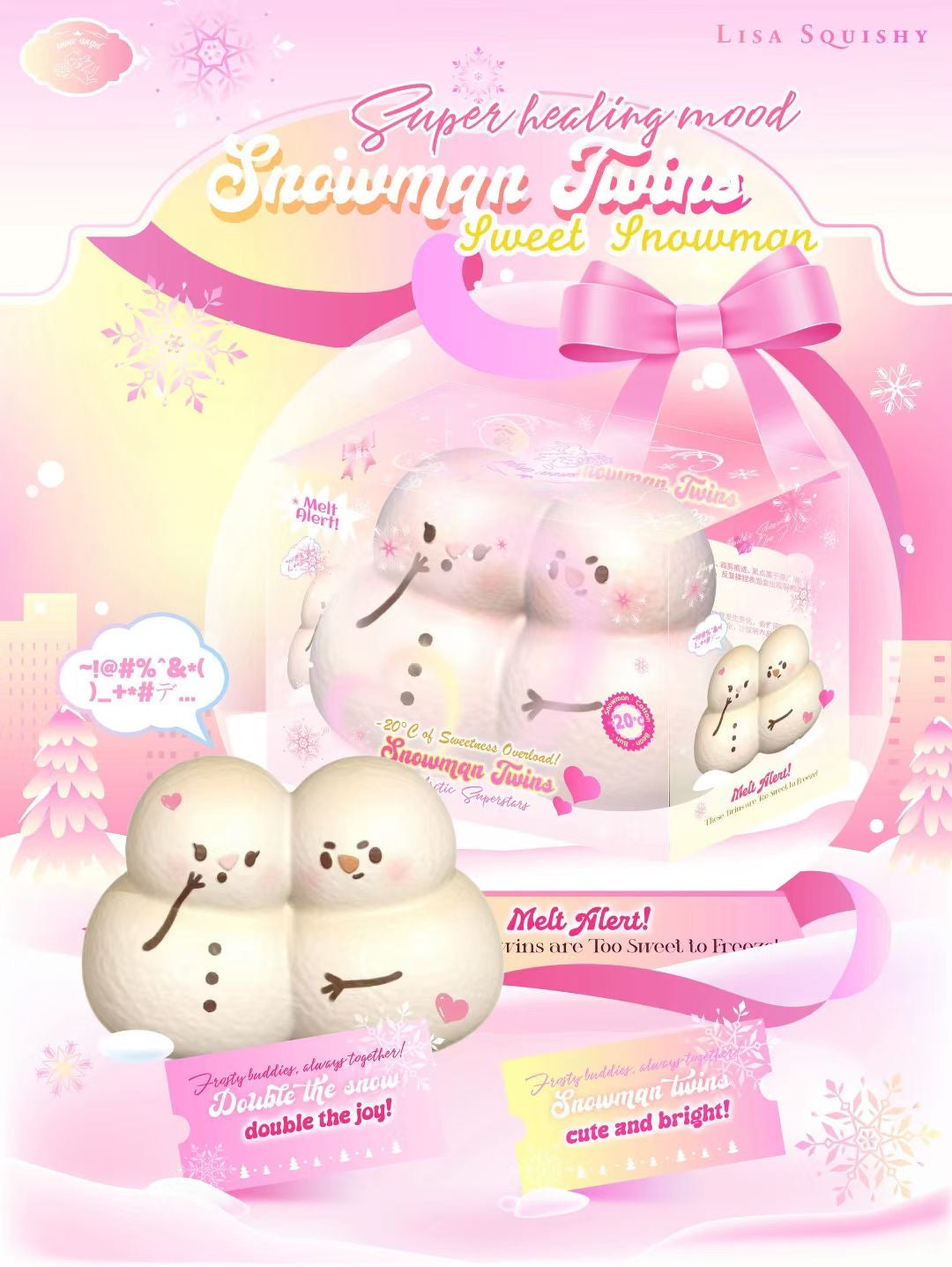 Lisa Twin Snowman V2 Squishy
