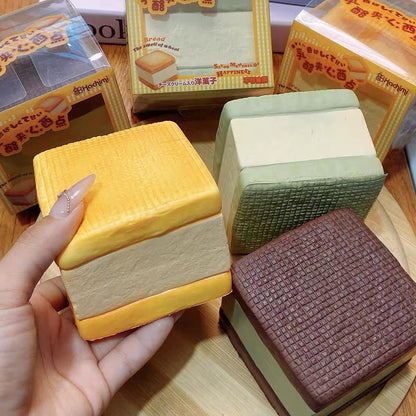 Hachimi Waffle Biscuit With Cream Squishy