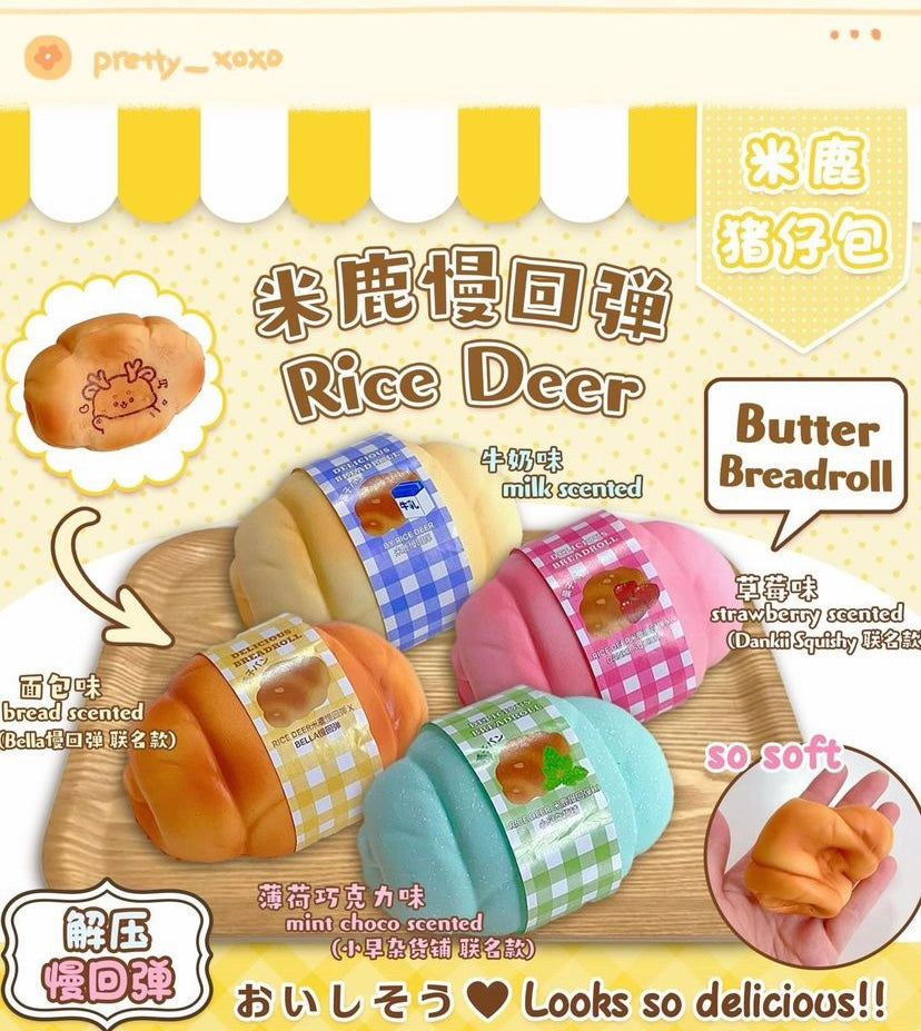 Rice Deer Bread Roll Squishy