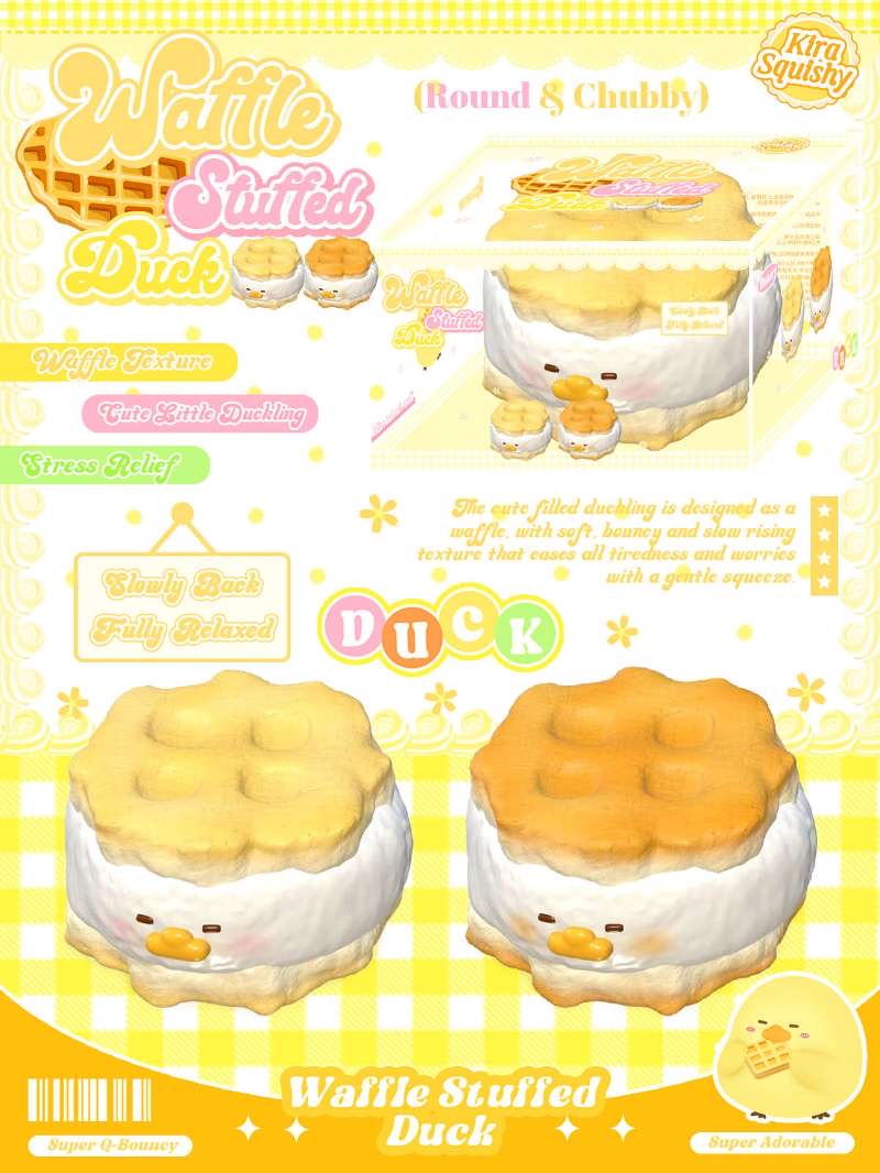 Lisa Waffle Duck Squishy