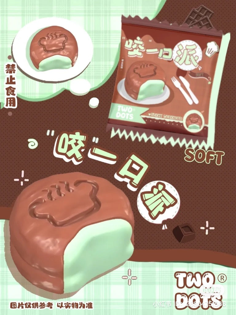 Two Dots Chocolate Pie Squishy