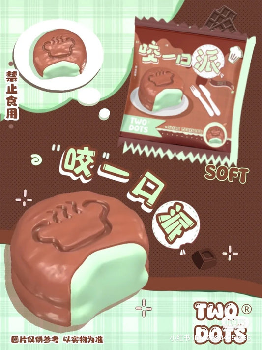 Two Dots Chocolate Pie Squishy
