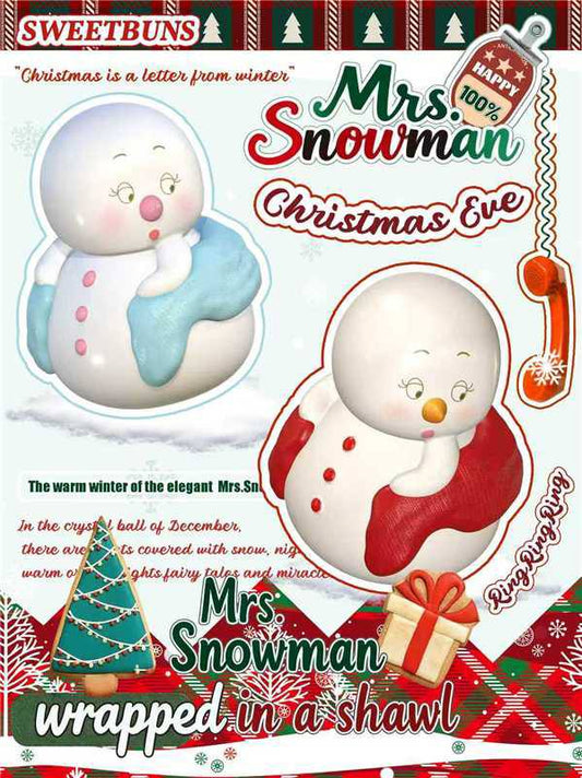 Sweetbuns Mrs Snowman Squishy