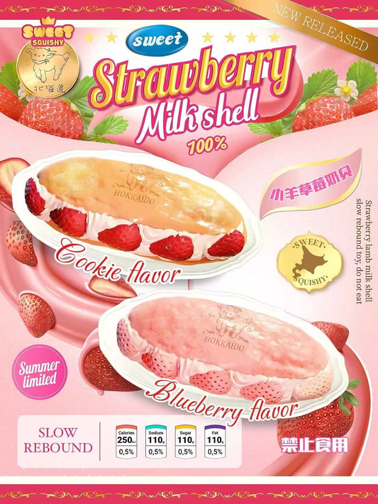 Sweets Squishy Hokkaido Milk Shell Bread