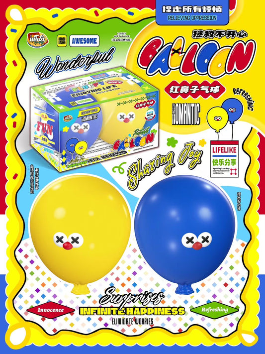 Mido Red Nose Balloon Set Squishy