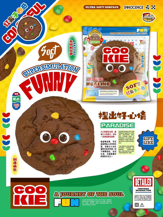Mido Big Red Nose Cookie Squishy