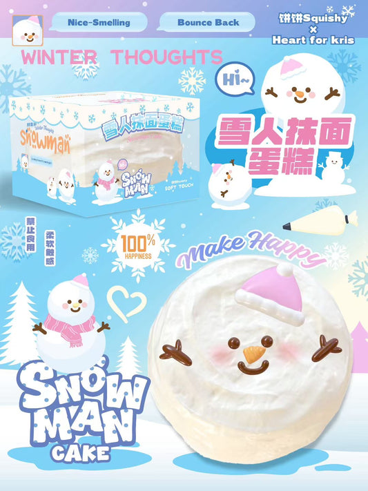 饼饼BingBing x Heart For Kris Snowman Cookie Squishy
