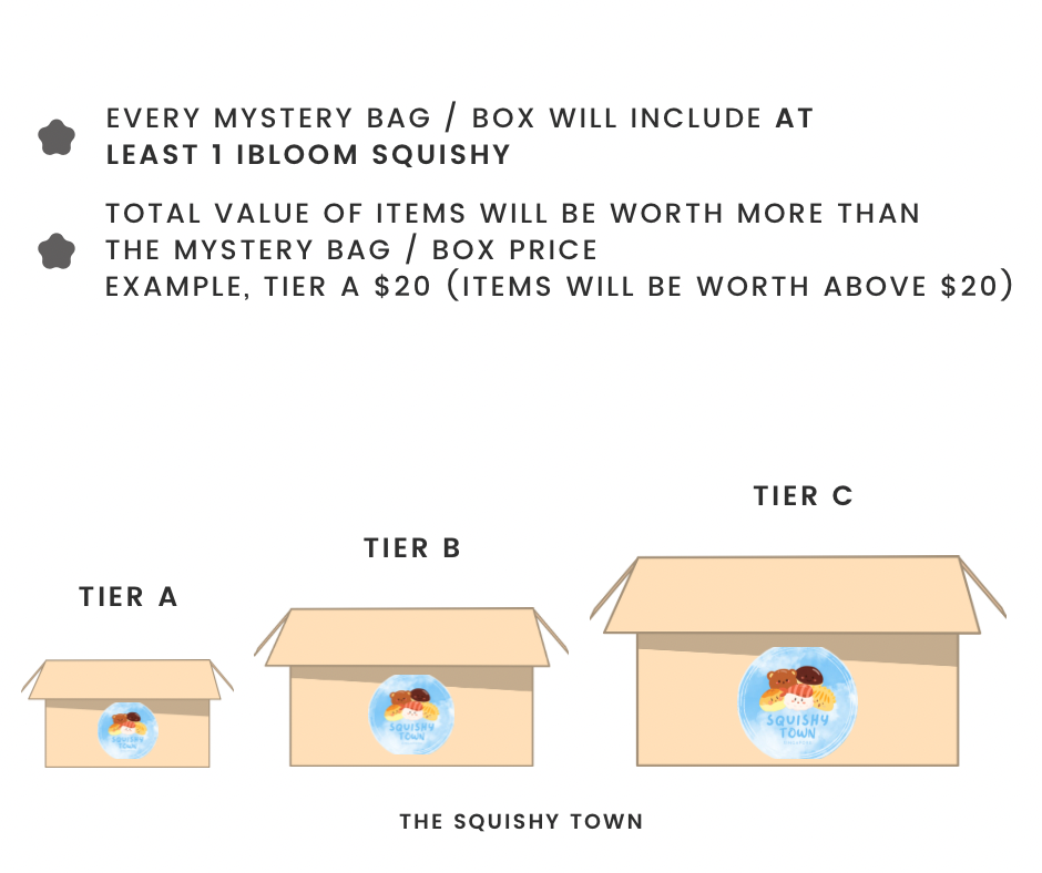 The squishy town mystery bag