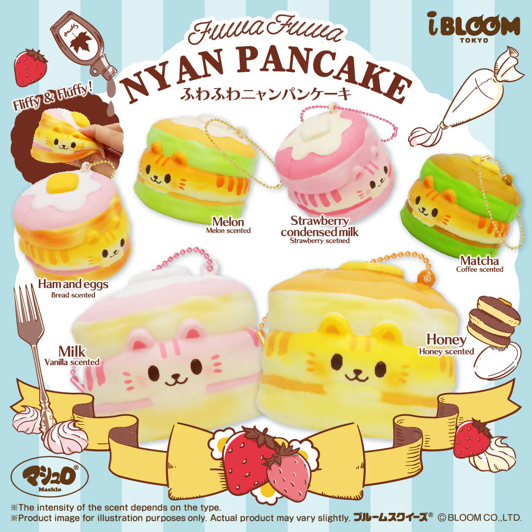 iBloom Fuwa Fuwa Nyan Pancake Squishy