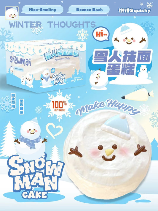 饼饼BingBing Snowman Cookie Squishy