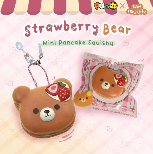 Punimaru mini strawberry pancake squishy
