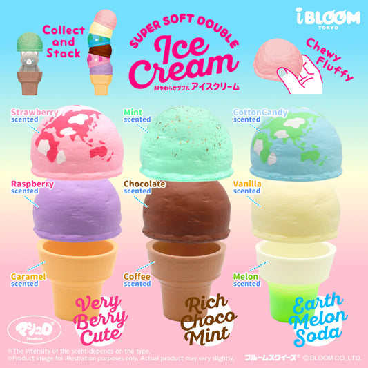 iBloom Super soft double ice cream squishy