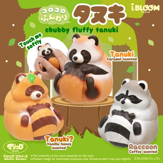 IBloom Chubby Fluffy Raccoon Squishy
