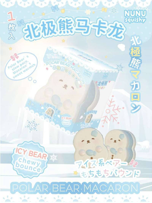NuNu Polar Bear Macaron Squishy