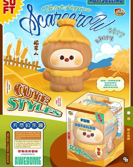 MIDO Red Nose Scarecrow Squishy